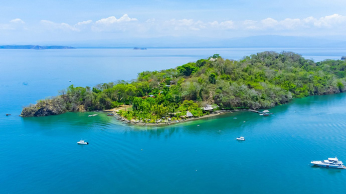 Vista della penisola DI Nicoya, Costa Rica